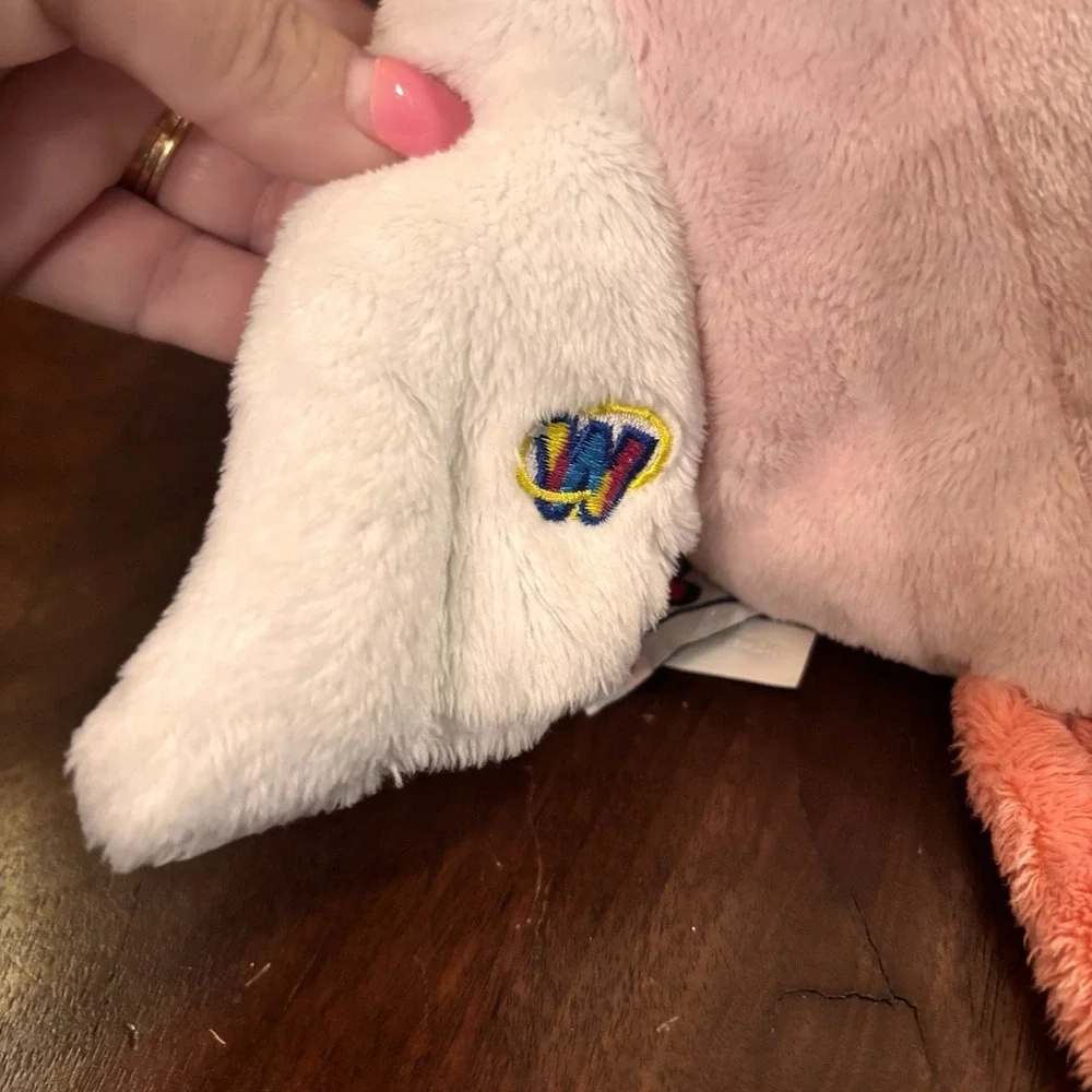 Ganz Webkinz Pink Cockatoo Plush HM365 Stuffed Bird Toy White Pink No Code